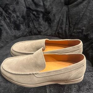 Lands End Suede Penny Loafers size 10